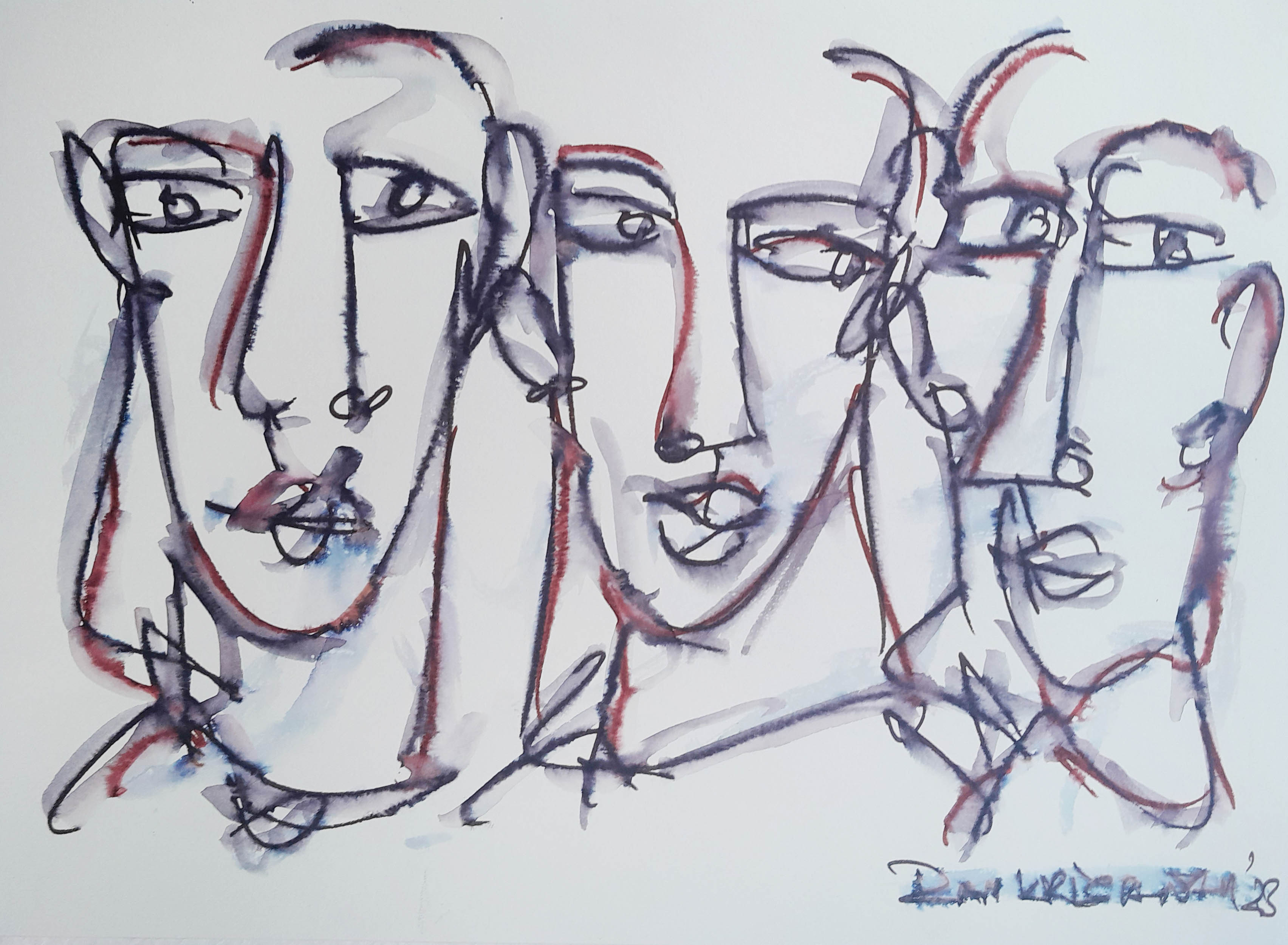 Series of Faces setup