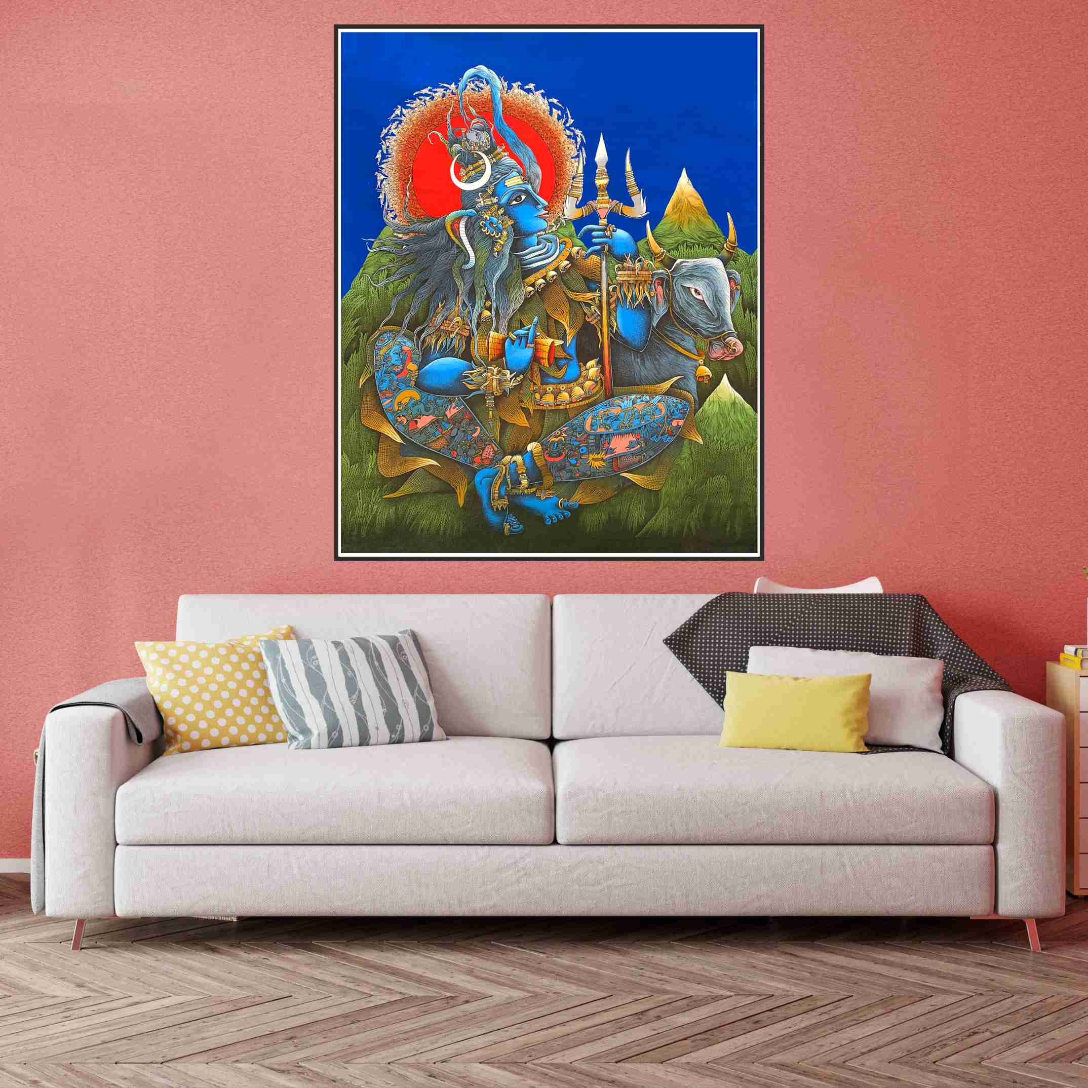 SHIVA WITH NANDI setup