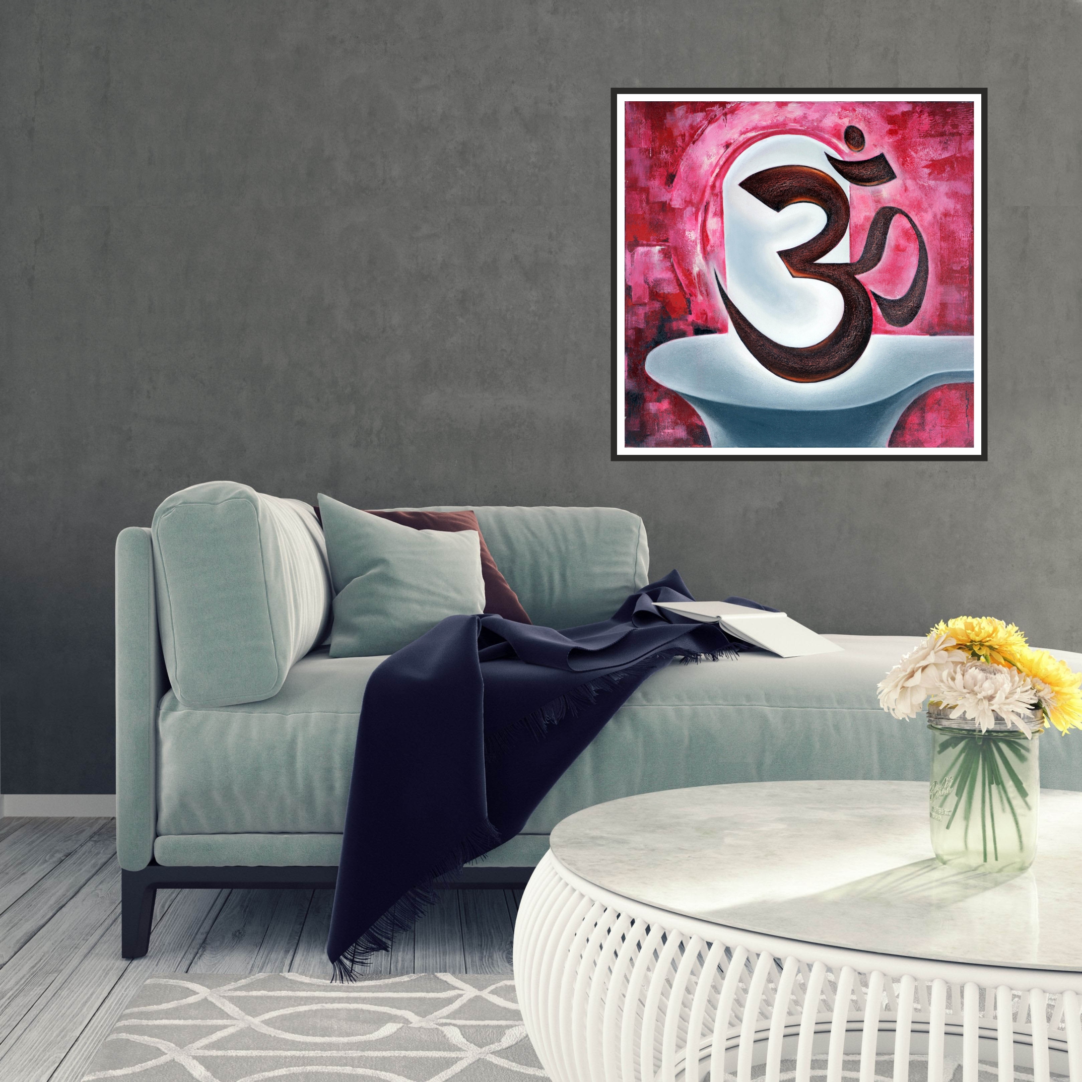 The Shivlinga with Ohm setup