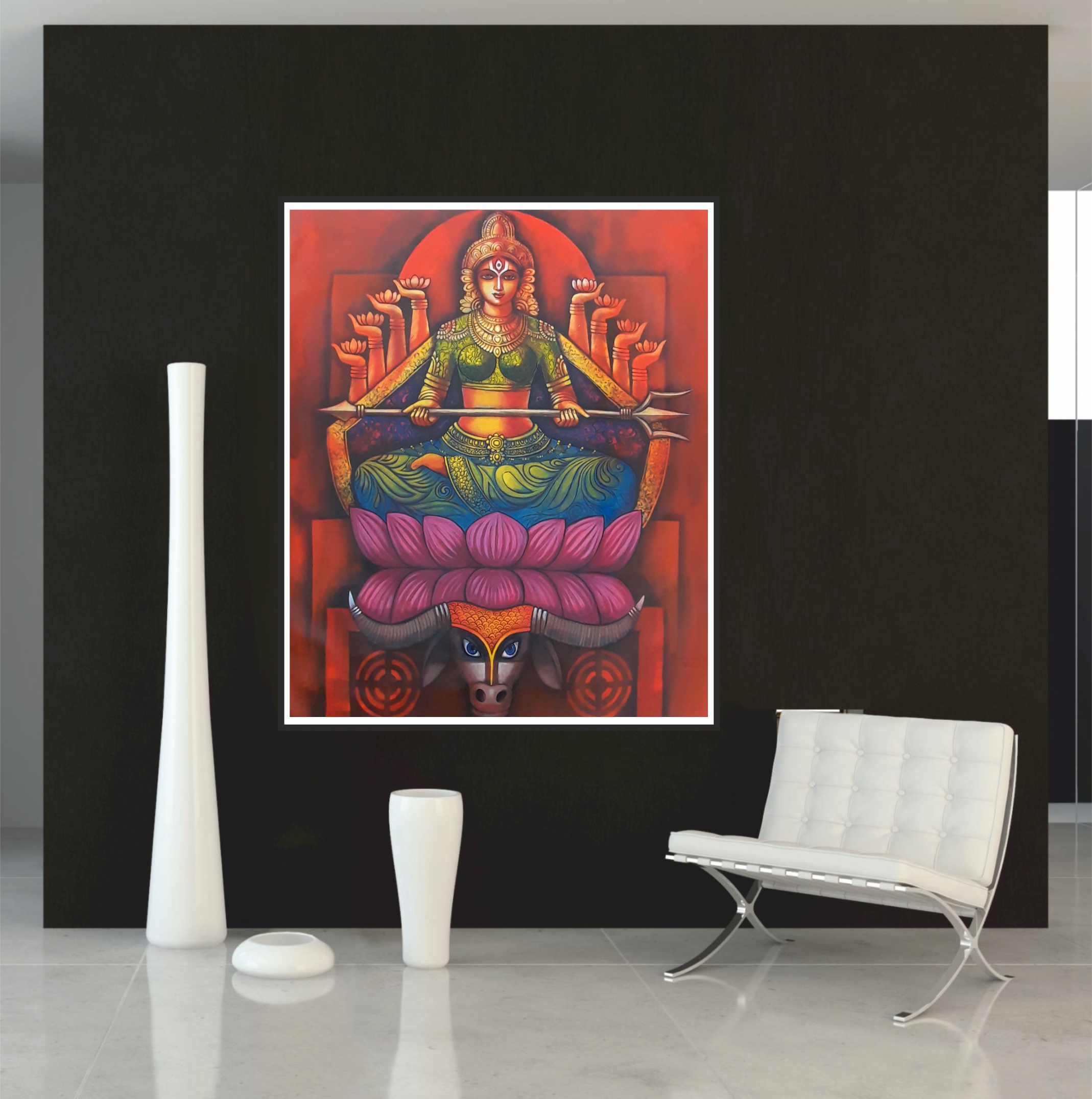 Goddess Durga (Maa Durga) setup