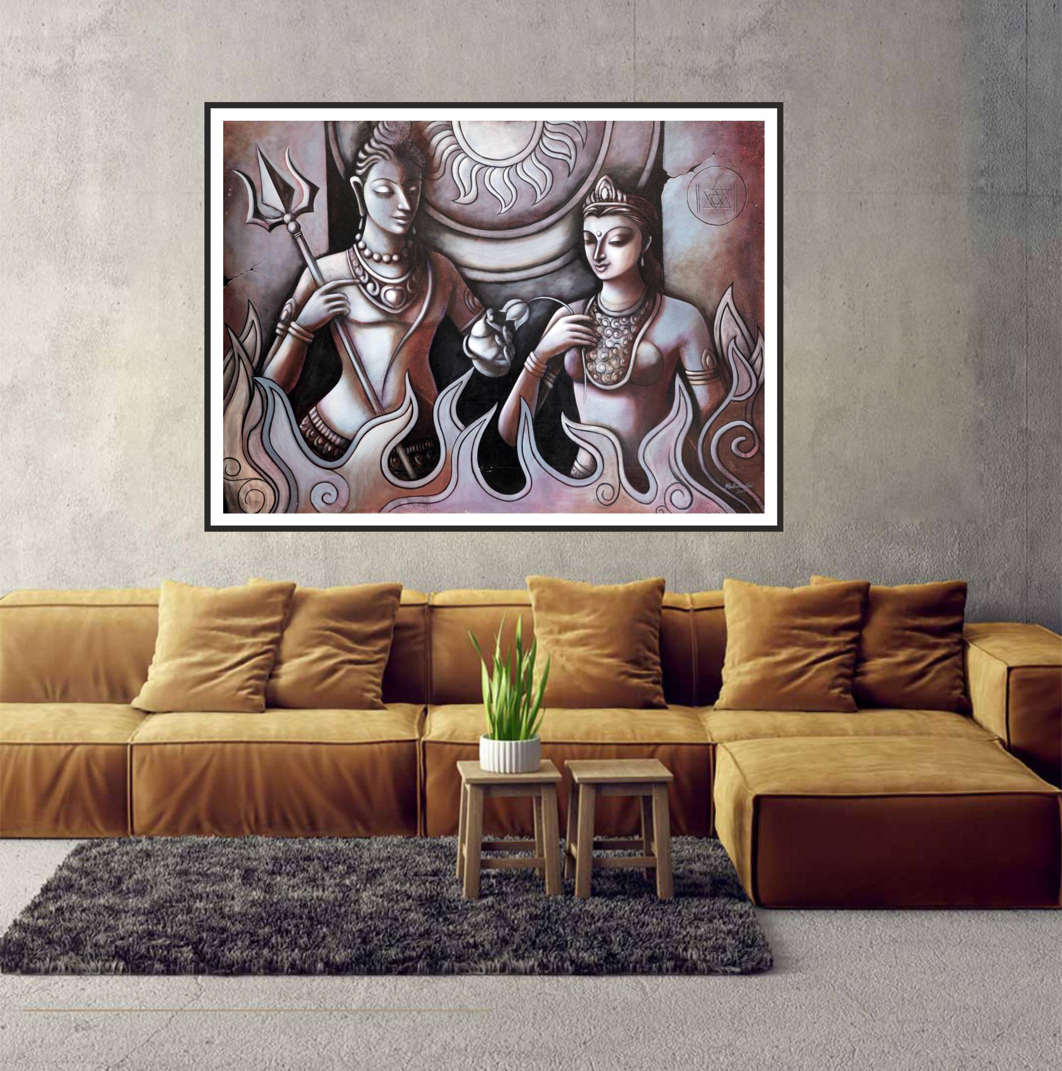 shiv and parvati setup