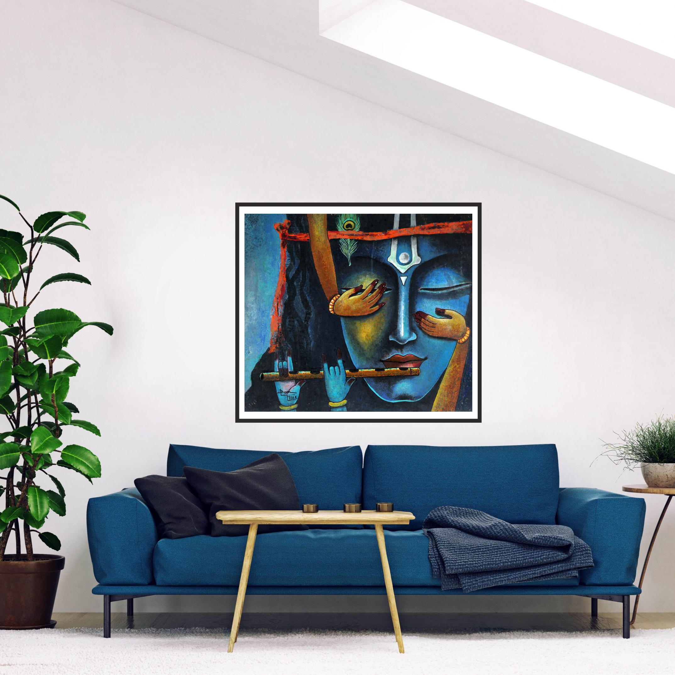 Krishna with Gopi setup