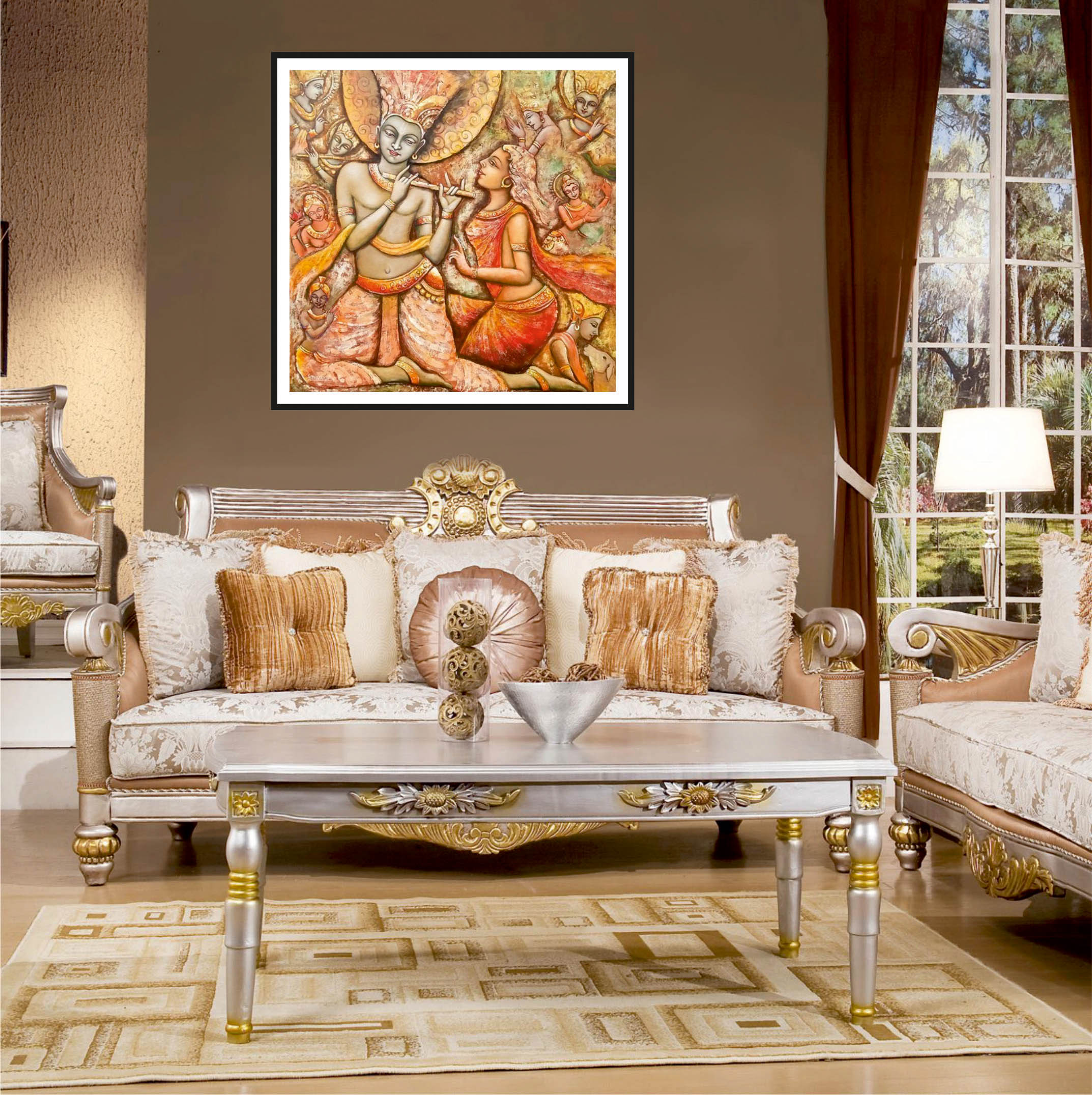 krishna's roop setup