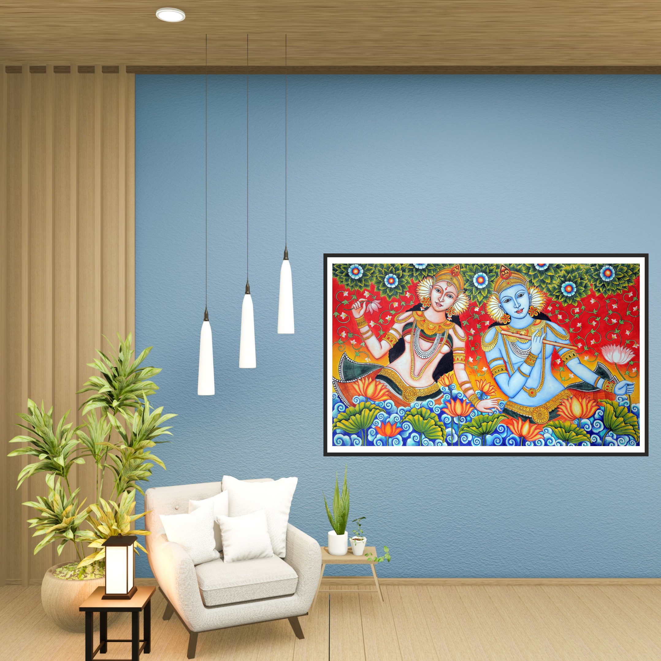 Radha Krishna Jalkamal setup